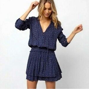 RAILS JASMINE DRESS Mini Star Nova print Navy Size Small